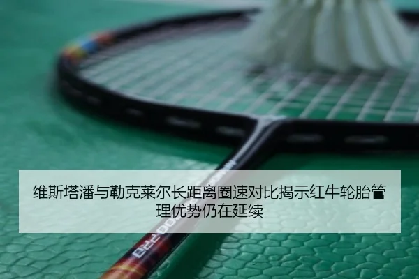 维斯塔潘与勒克莱尔长距离圈速对比揭示红牛轮胎管理优势仍在延续