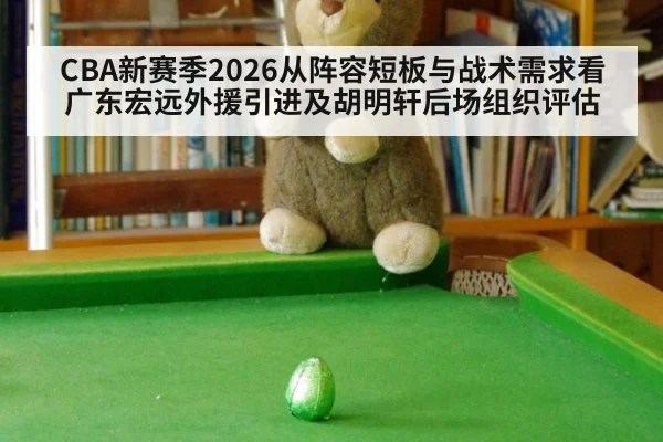 CBA新赛季2026从阵容短板与战术需求看广东宏远外援引进及胡明轩后场组织评估